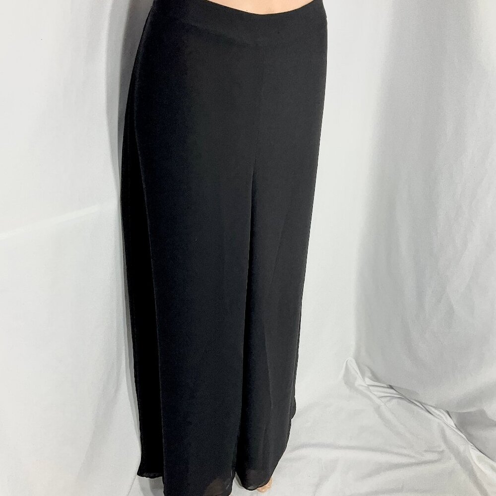 Black Wide Leg Flowy Pants